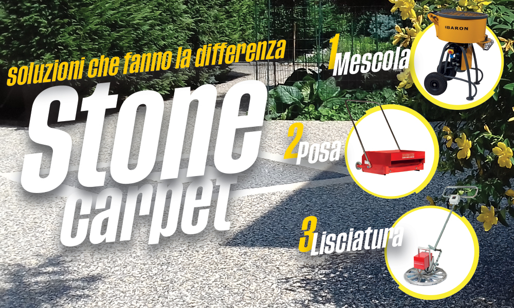 Soluzioni tecniche per lo Stone Carpet
